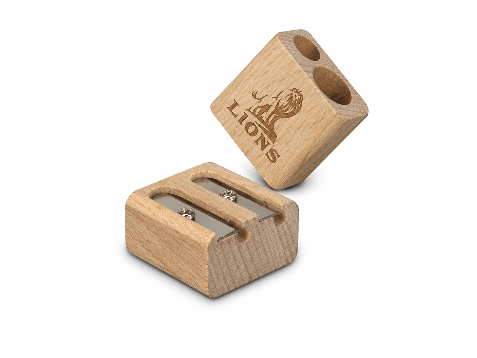 Öko-Bleistiftspitzer aus Holz