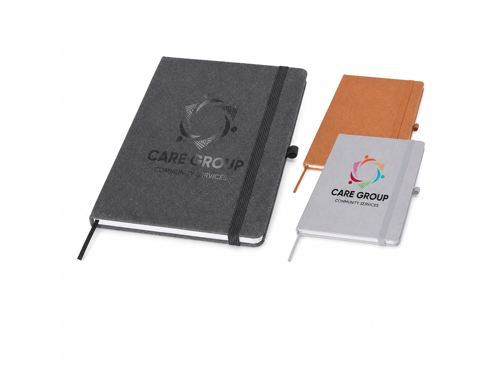 Notizbücher aus recyceltem Verbundleder (A5)