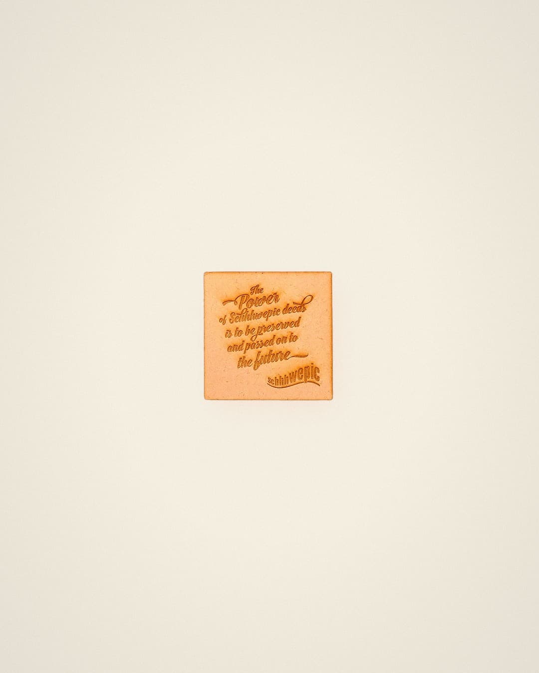 Schweppes — Square coaster