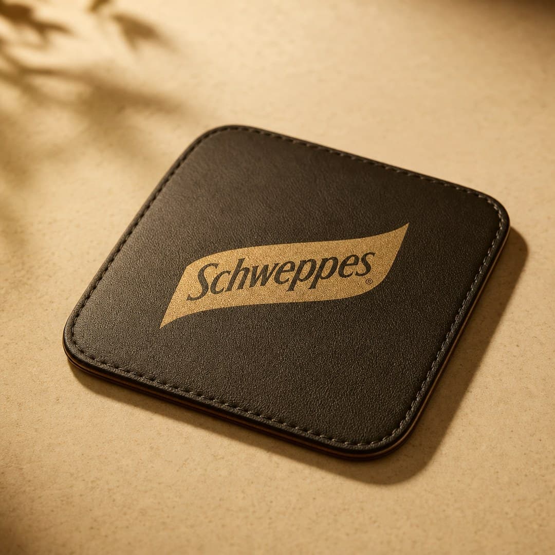 Schweppes — Heritage poured into a coaster you'd keep.