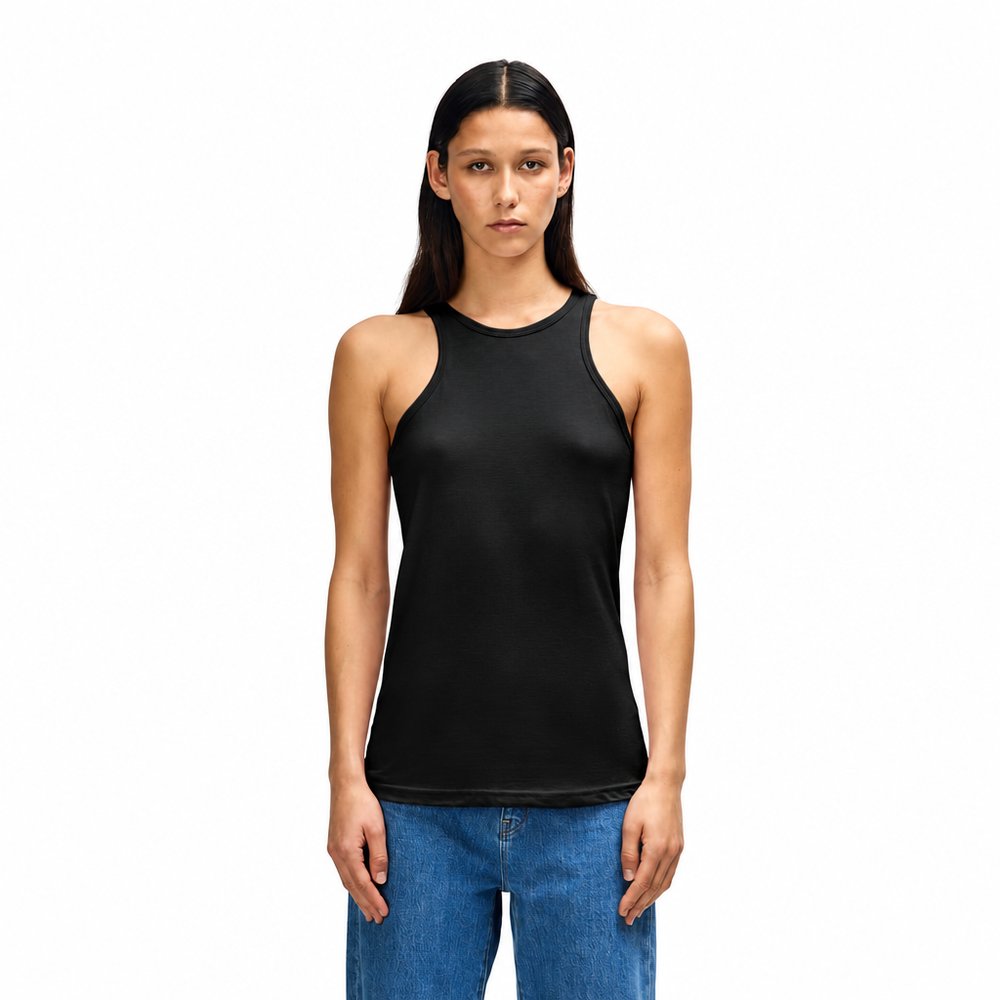 American Apparel CVC Damen Racerneck Tanktop