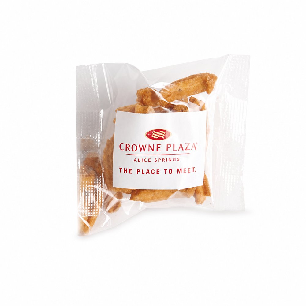 Bedruckte Soja-Crisps 20g-Packung