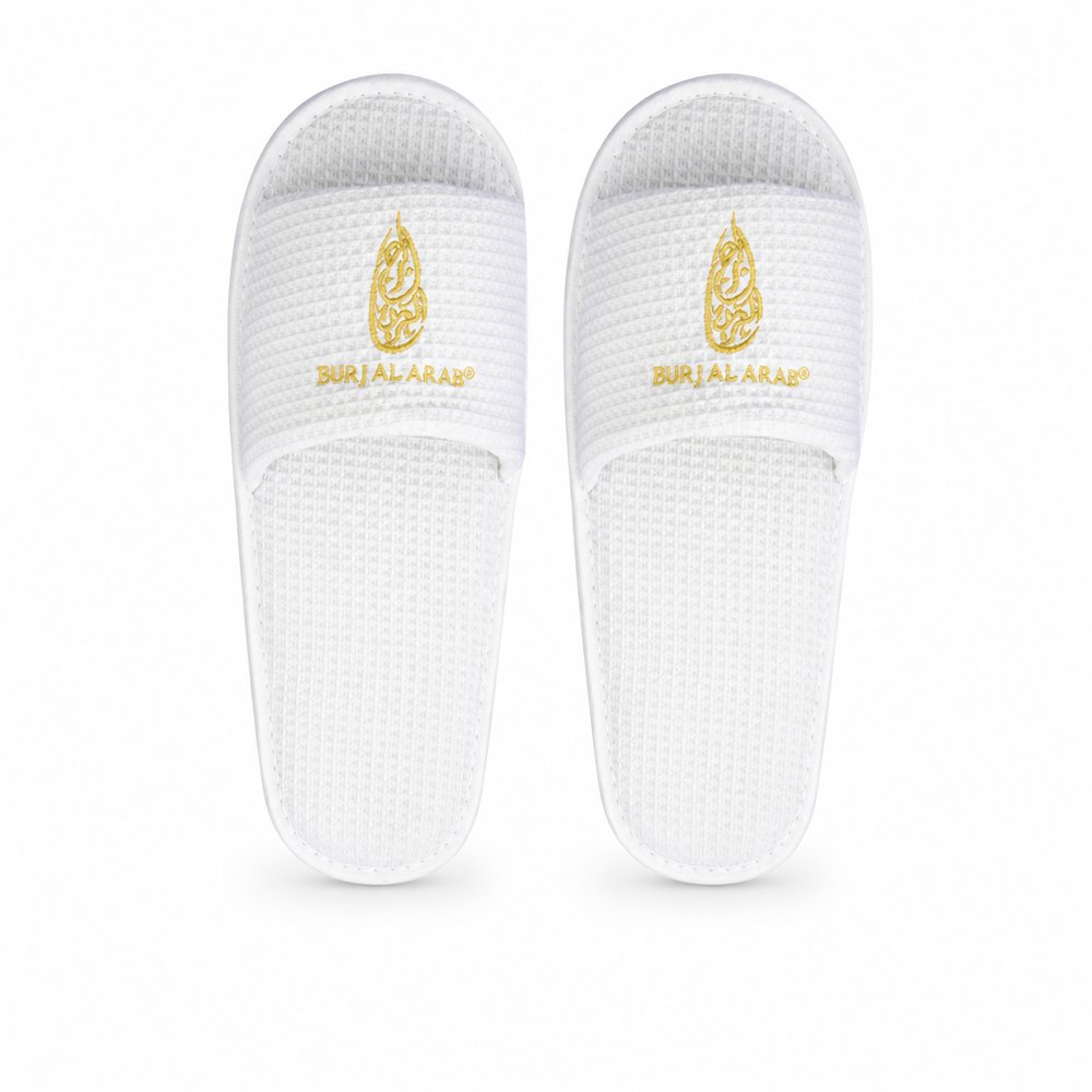 Resort-Slipper aus Waffelbaumwolle