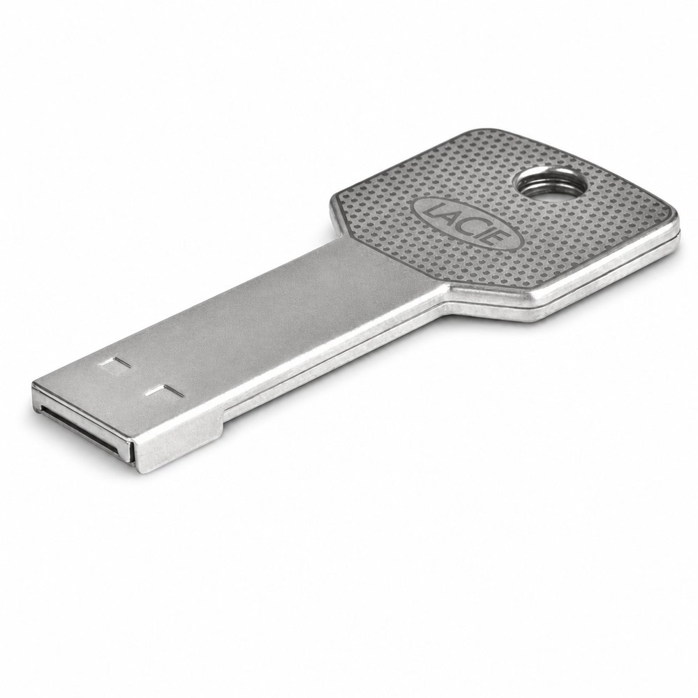 Personalisierter Schlüssel-USB-Stick aus Metall 8GB
