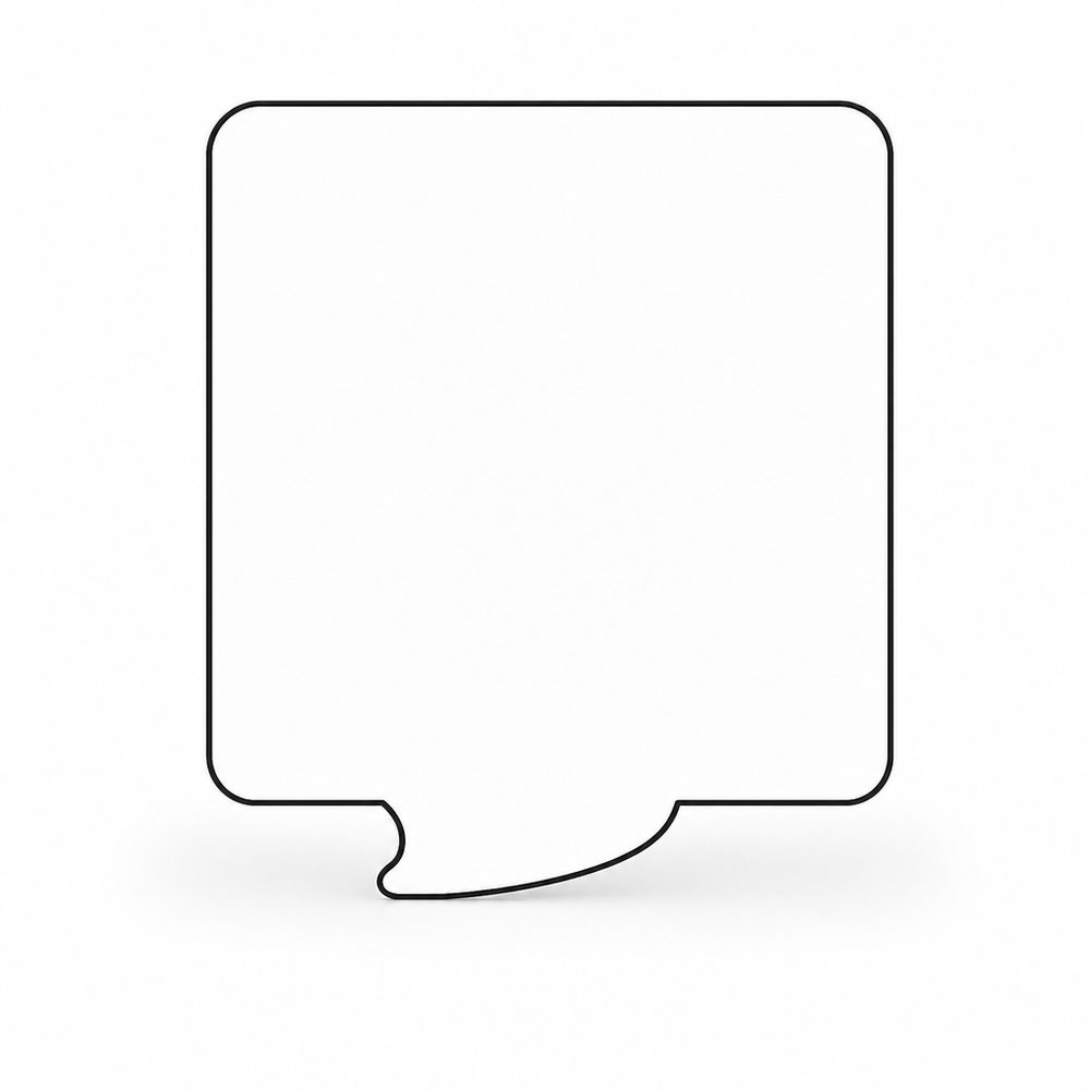 Speech Bubble Sticky Notes (25 Seiten)