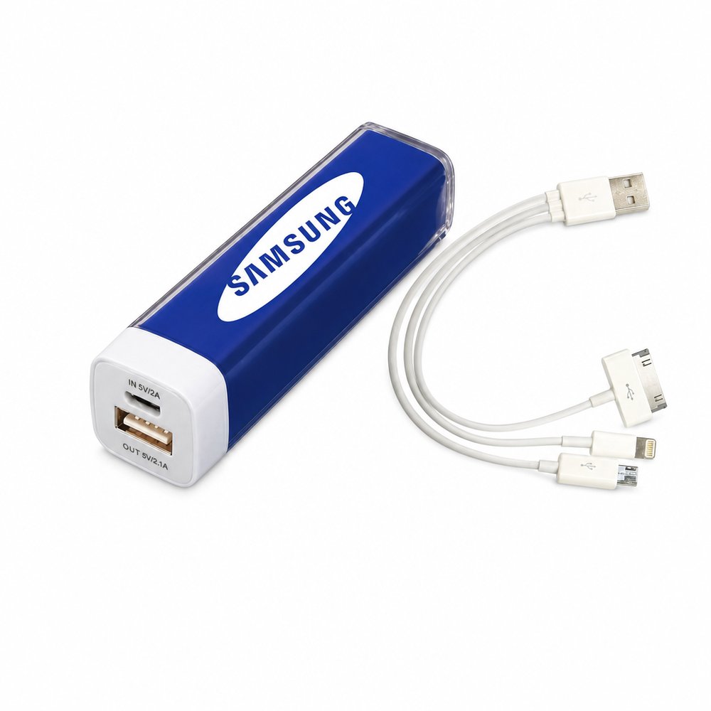 Lucid 2200mAh Powerbank mit transparentem Gehäuse