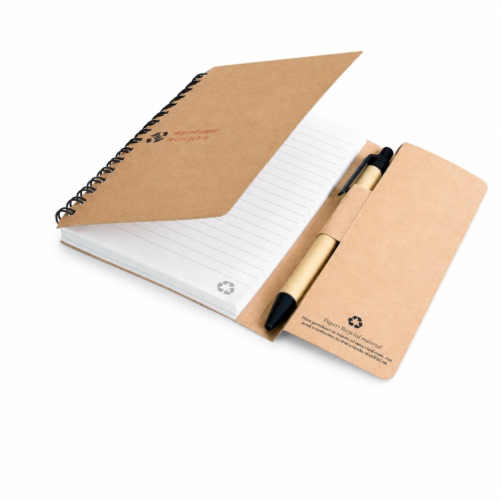 Recycled Tucker Notebook & Pen Sets (Small)
