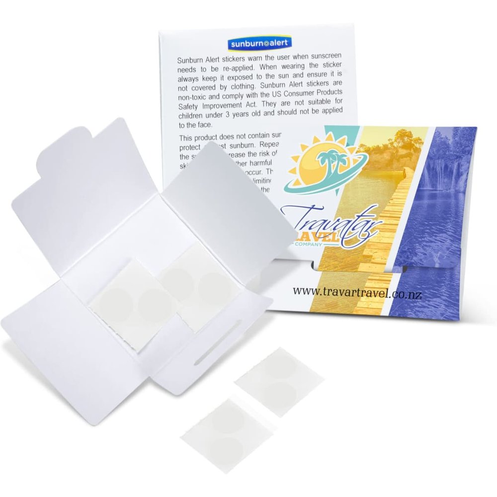 Sunburn Alert UV-Sticker, 4er-Set