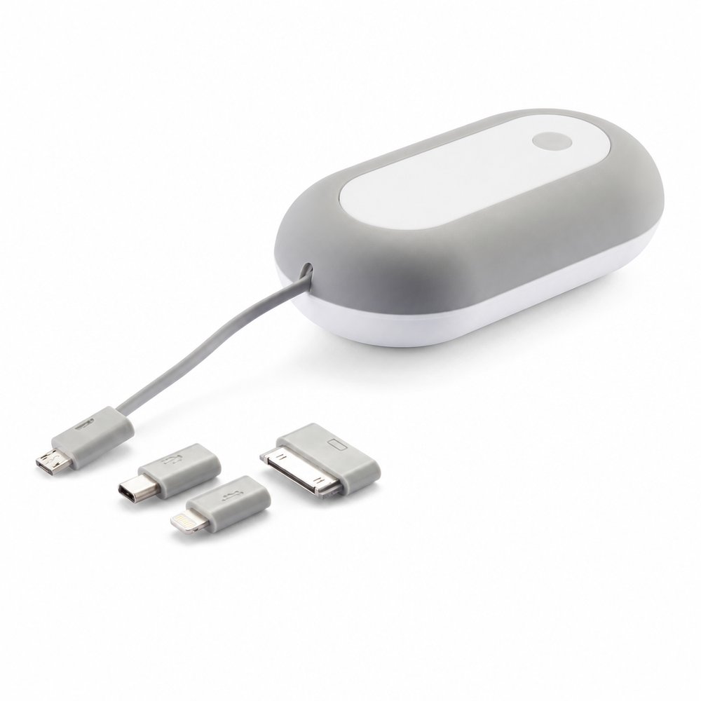 Ovale Induktions-Powerbank 3000mAh