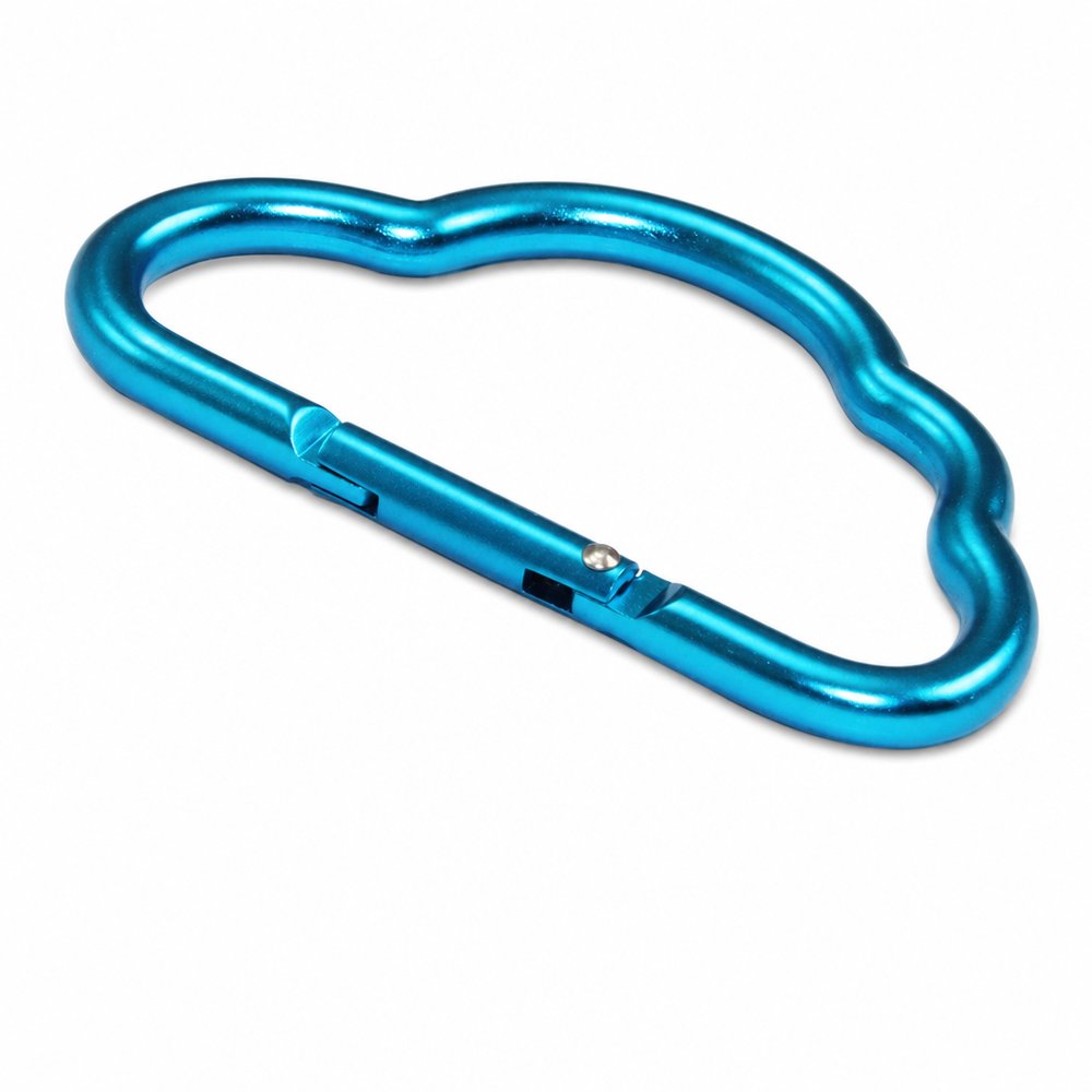 Wolke geformte Karabiner Schlüsselanhänger