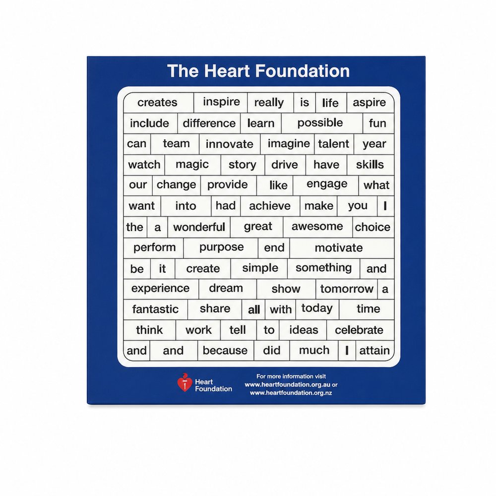 Magnetic Poetry Word Puzzles (145x145mm)