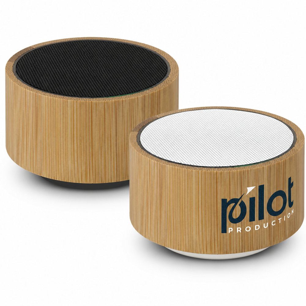 Bambus-Bluetooth-Lautsprecher mit Licht