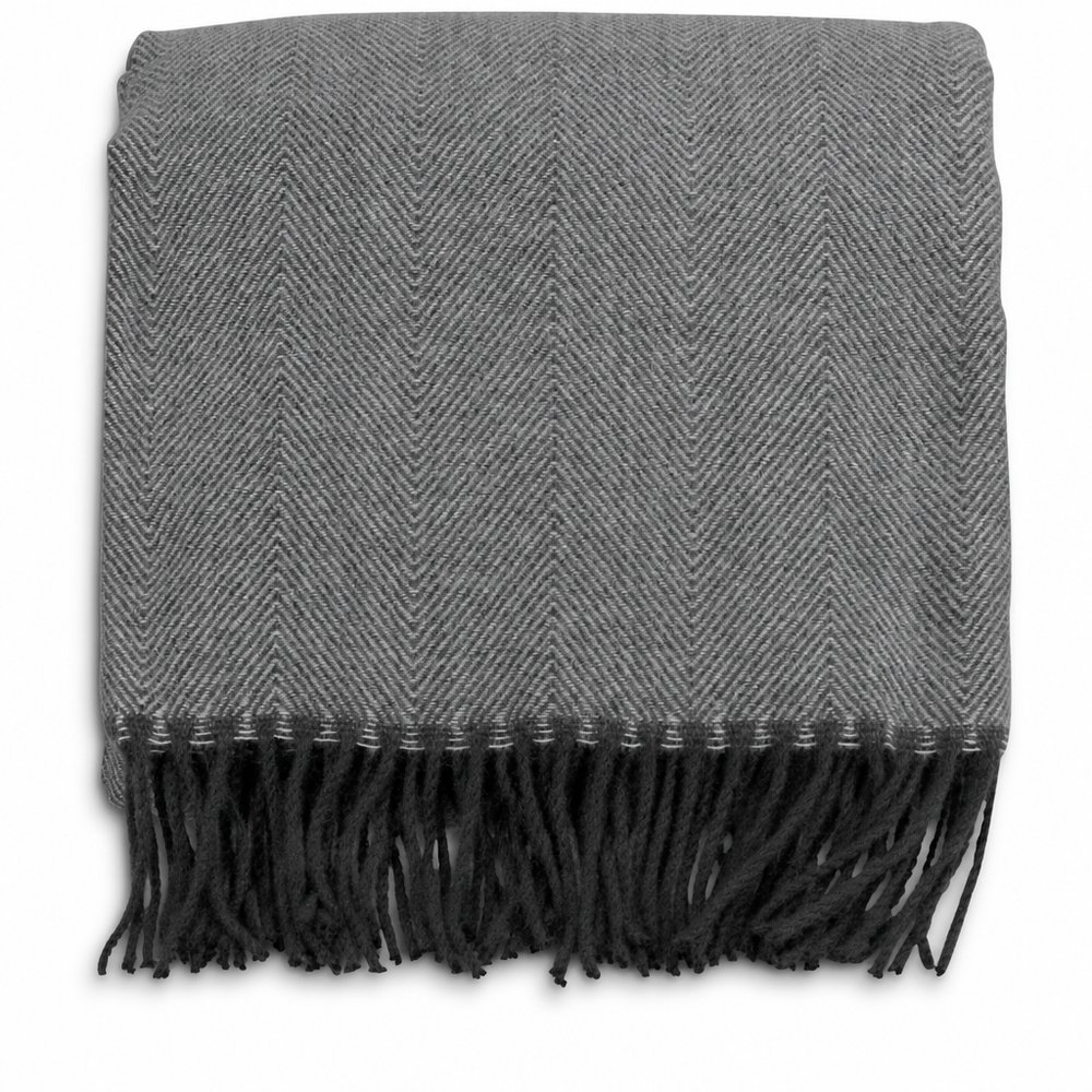 Keepsake Recycelte Fischgrät-Decke