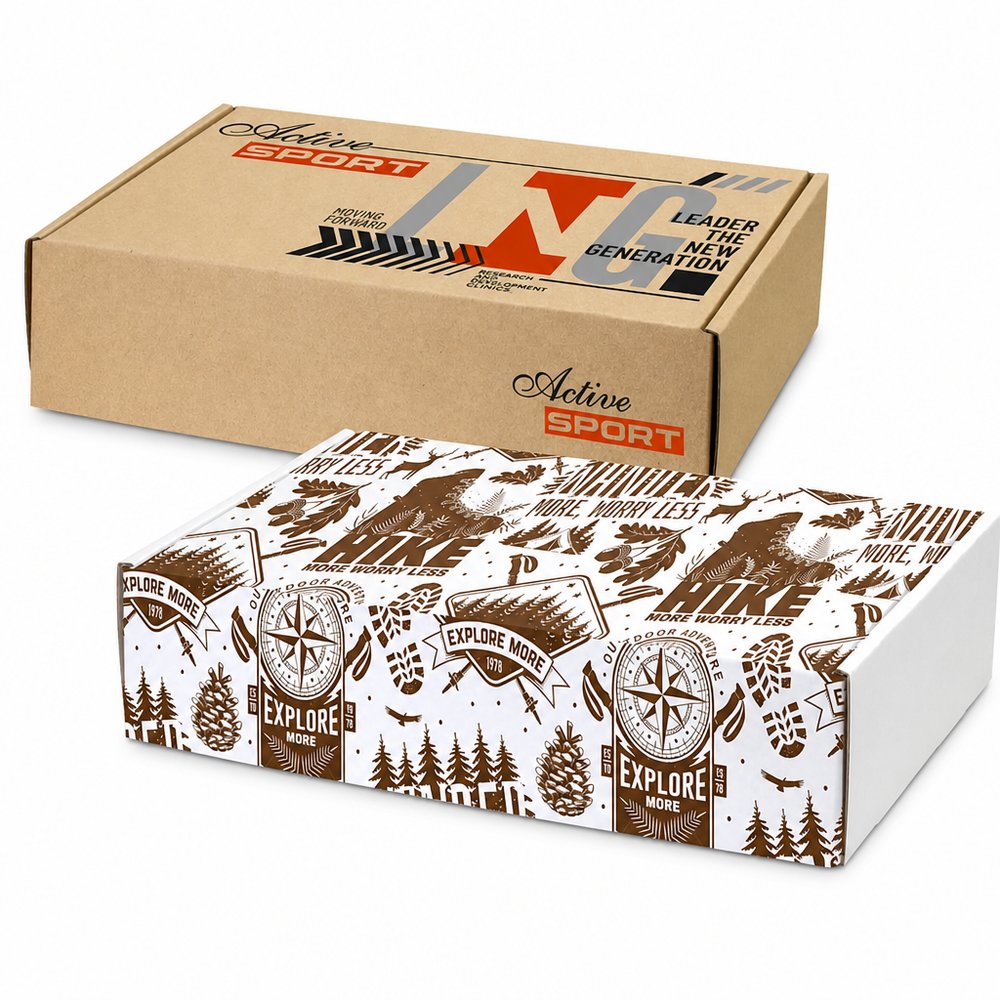 Stanz-Geschenkbox mit Schliessdeckel 300x225x75mm