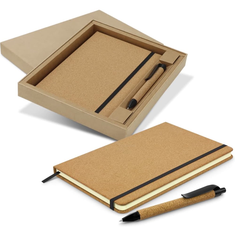 Somerset Kork-Notizbuch & Stift Set