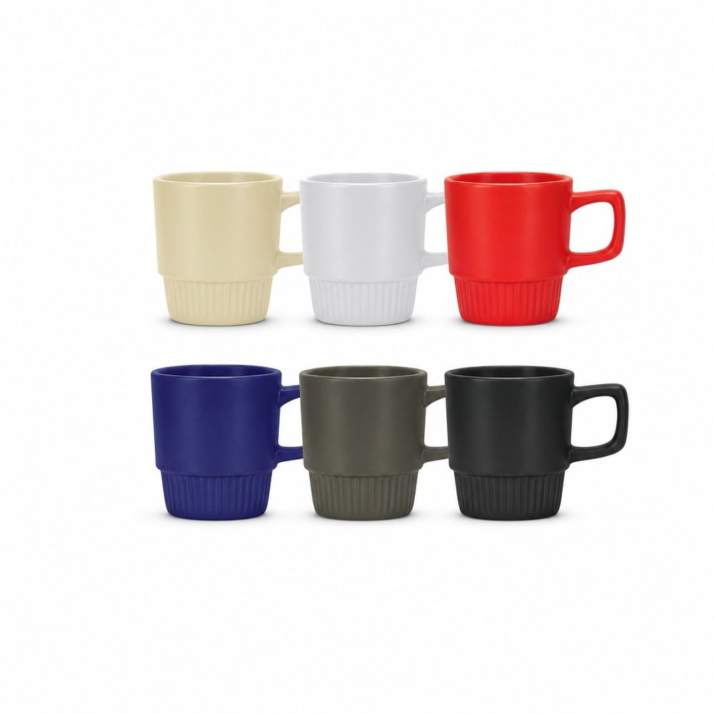 Barista Stapelbarer Keramik-Kaffeebecher