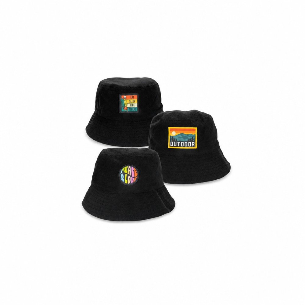 Frottee-Fischerhut mit Sublimations-Patch