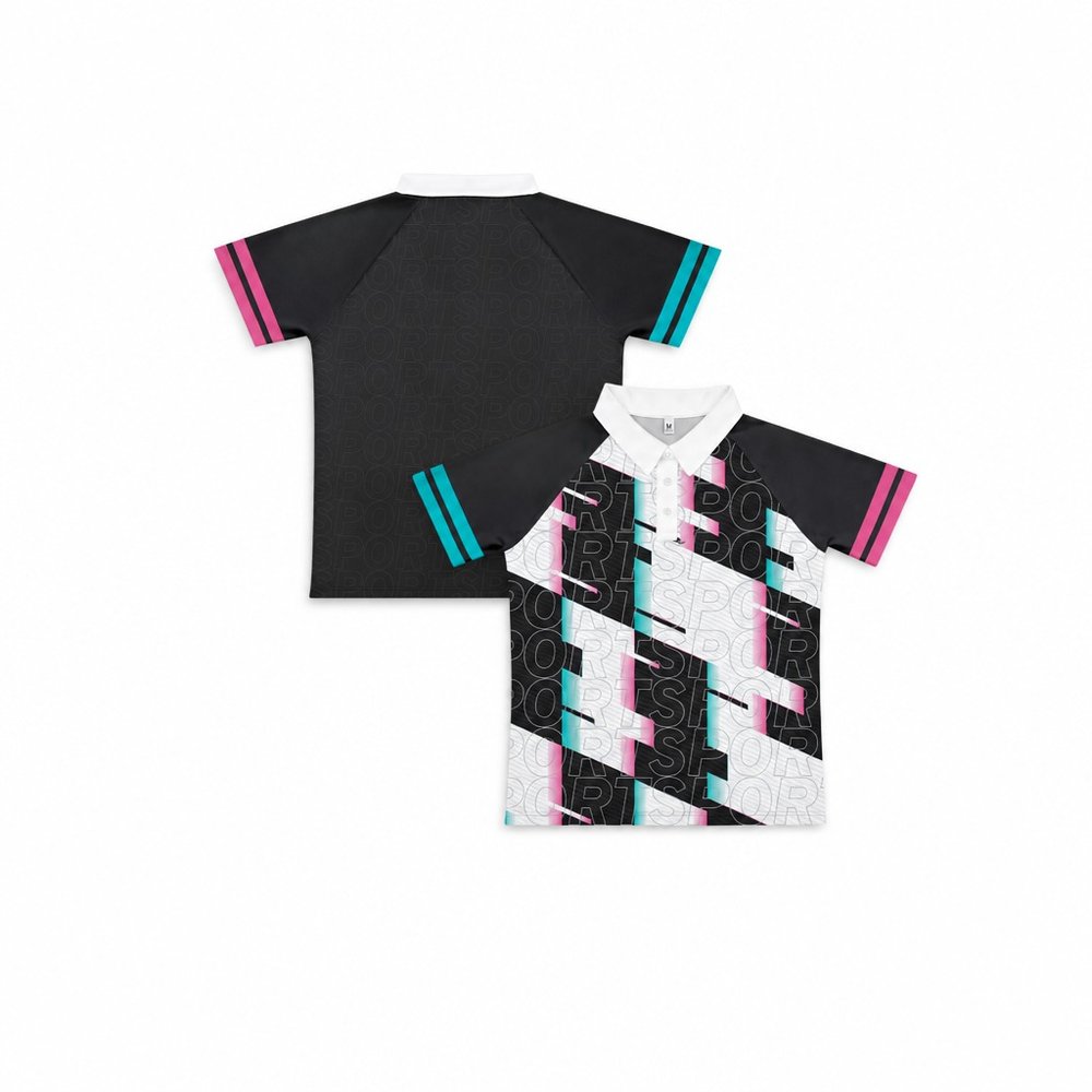 Damen Active Polo, vollflächig sublimiert