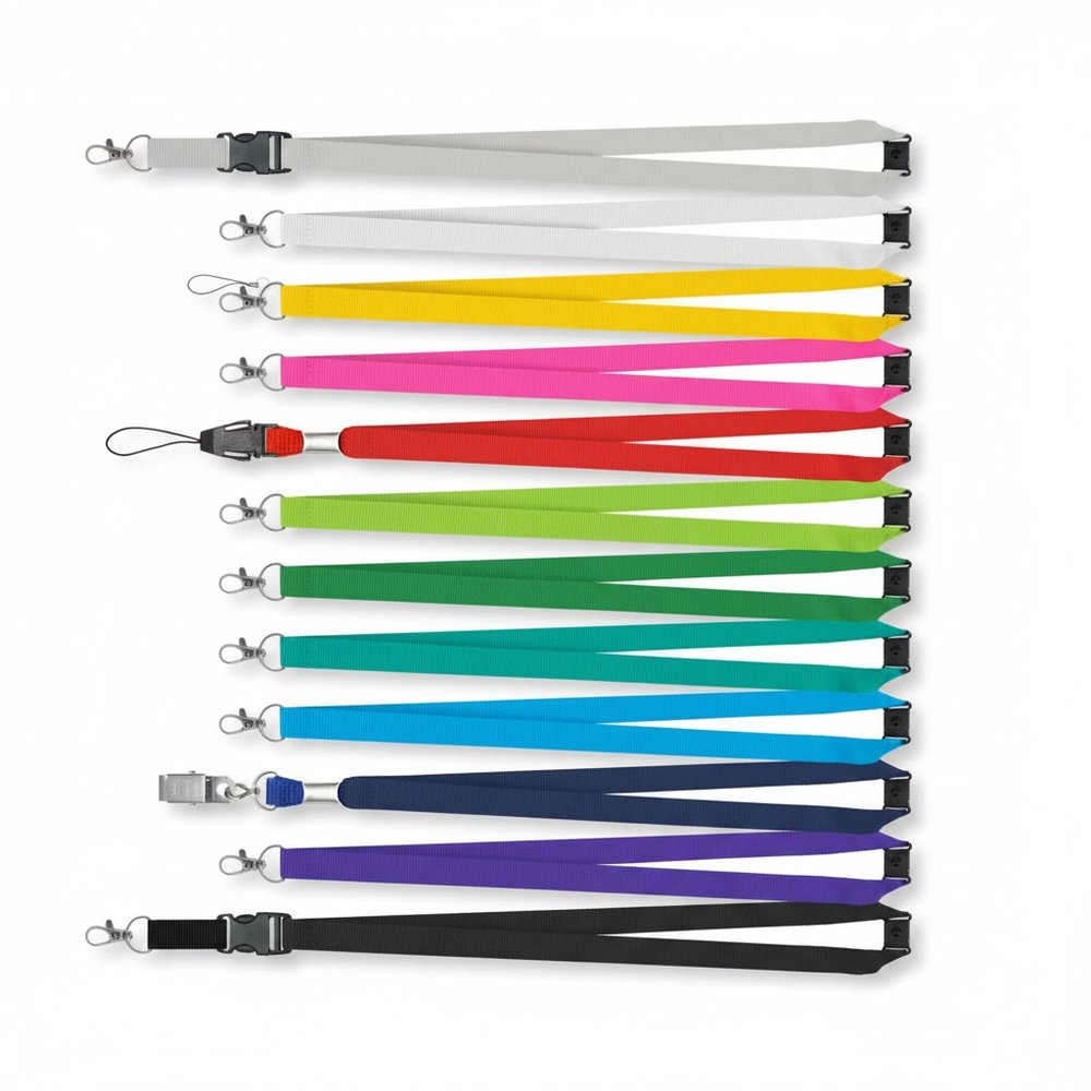 Personalisierter 16mm Polyester-Lanyard mit Metallclip