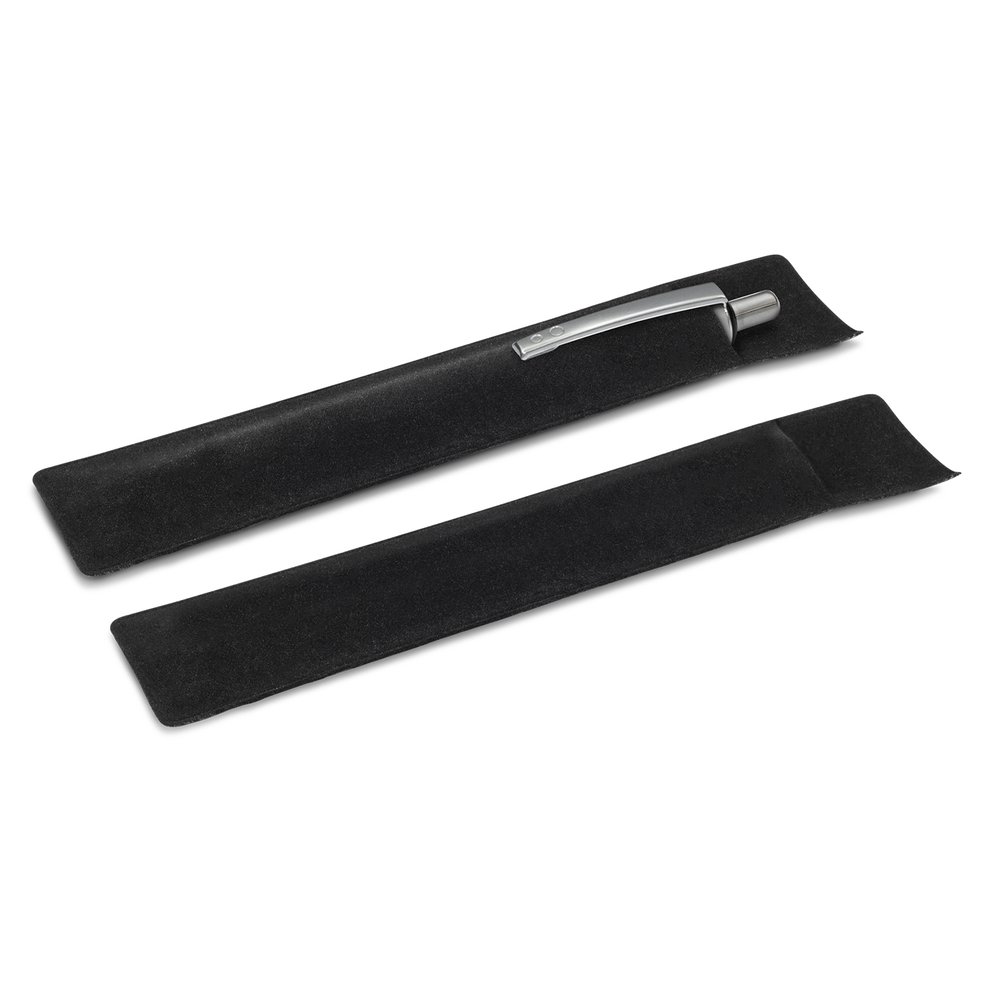 Schwarze Velvet-Stift-Präsentationshülle