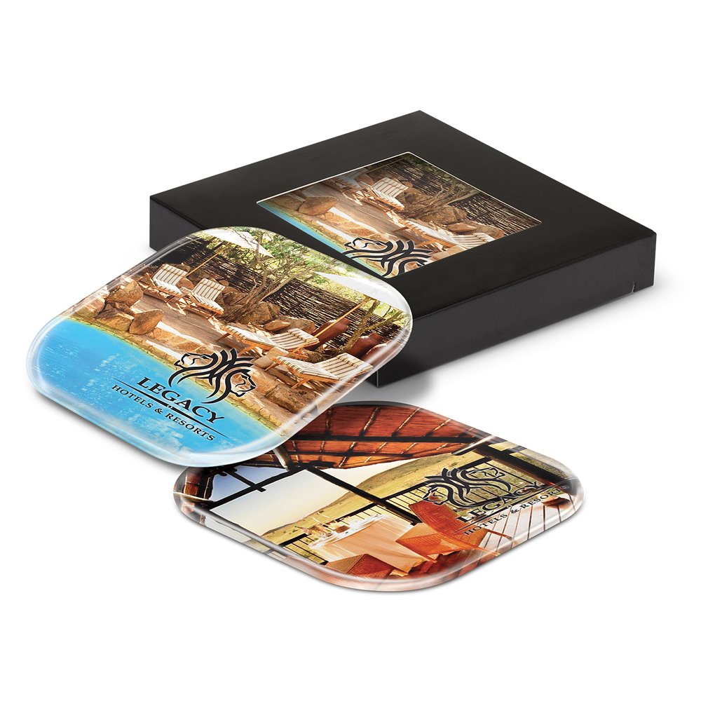 Mattierte Coaster-Geschenkset