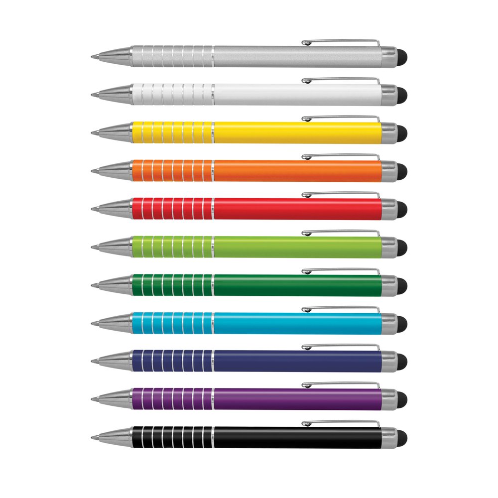 Aluminium-Stylus-Kugelschreiber mit Chrom-Akzenten