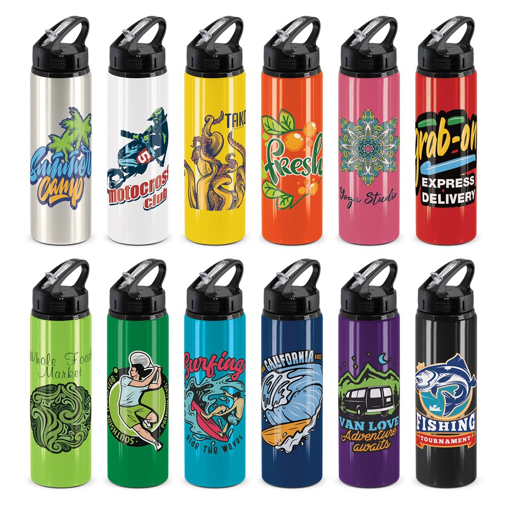 Oasis Aluminium-Trinkflasche 750 ml mit Klappverschluss