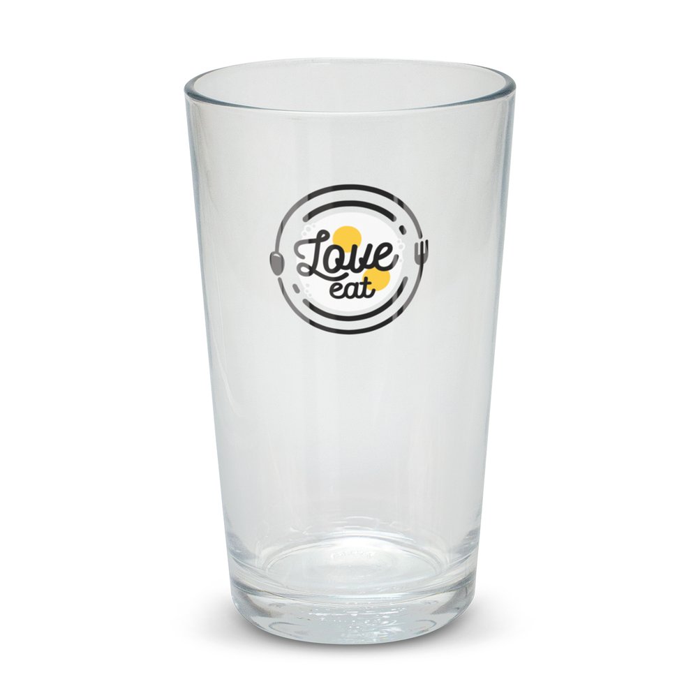 Milan 410ml Naturgeätztes HiBall Glas