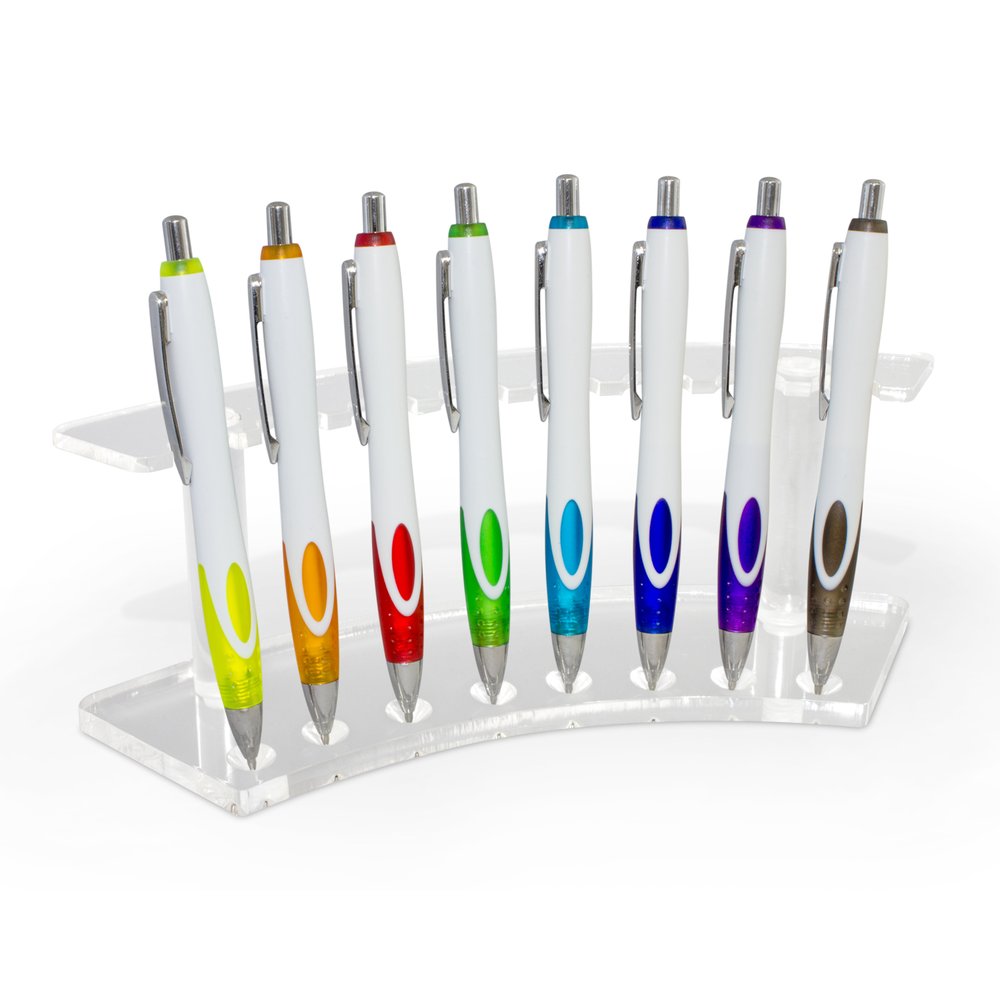 Klarer Acryl-Stiftständer für acht Stifte