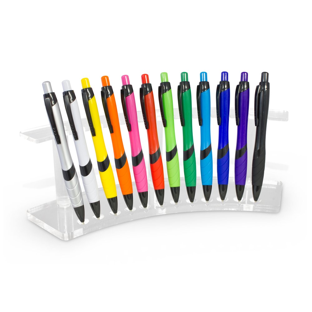 Klarer Acryl-Ständer für zwölf Stifte
