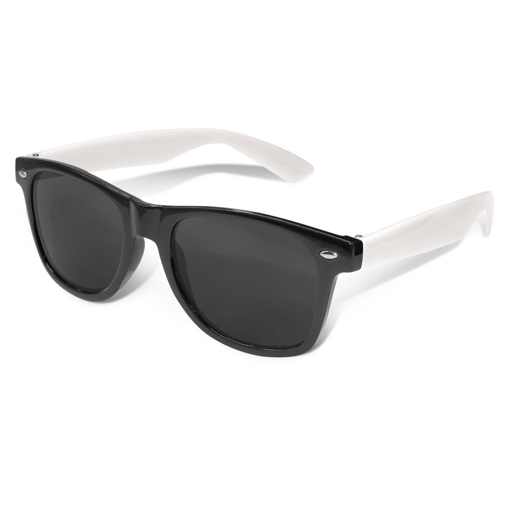 Malibu UV400 Sonnenbrille mit weißen Bügeln
