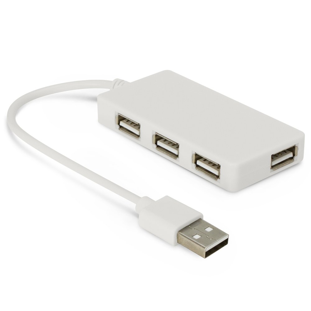 Kompakter Vier-Port-USB-Hub