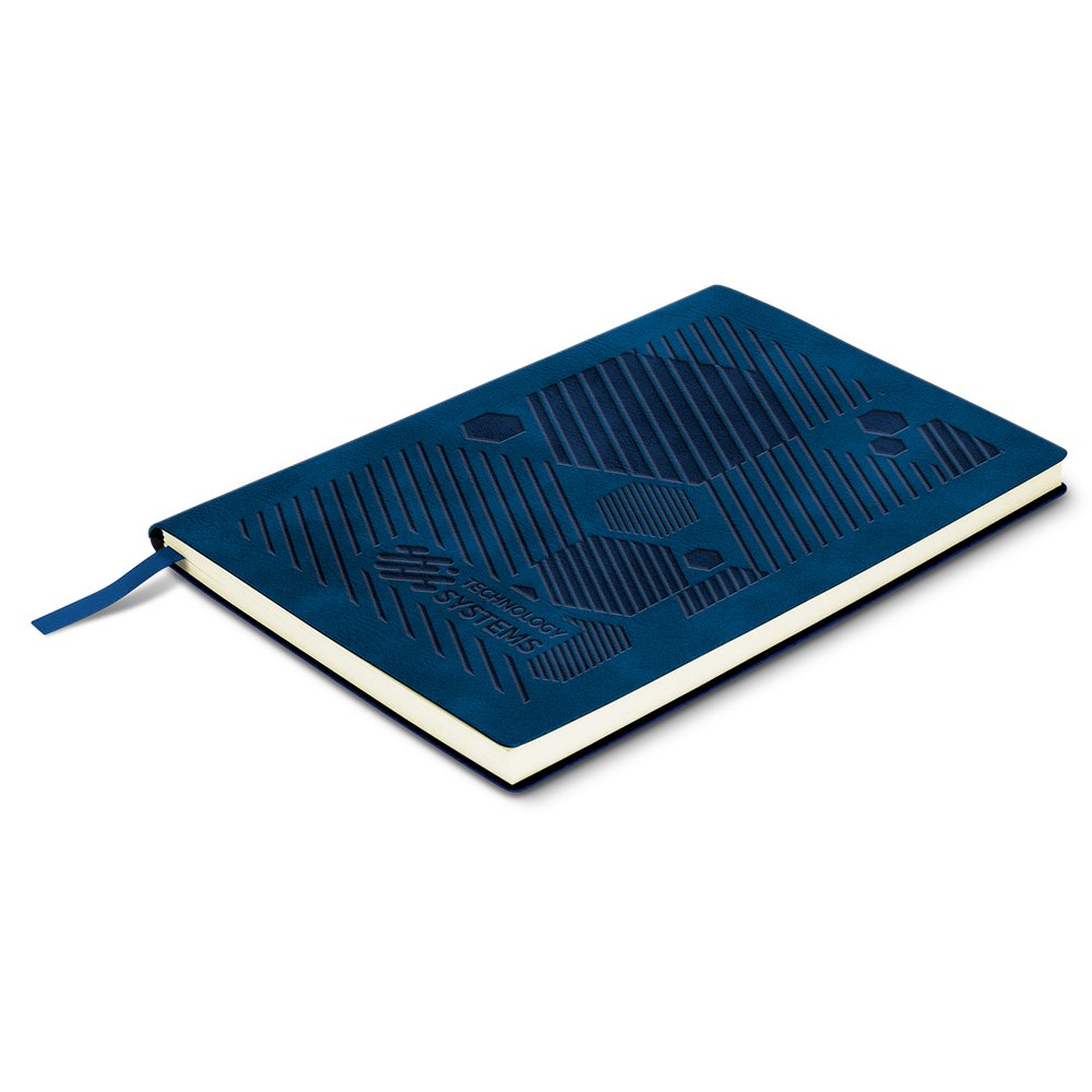 Genoa Notizbuch mit XL Thermo-Prägung