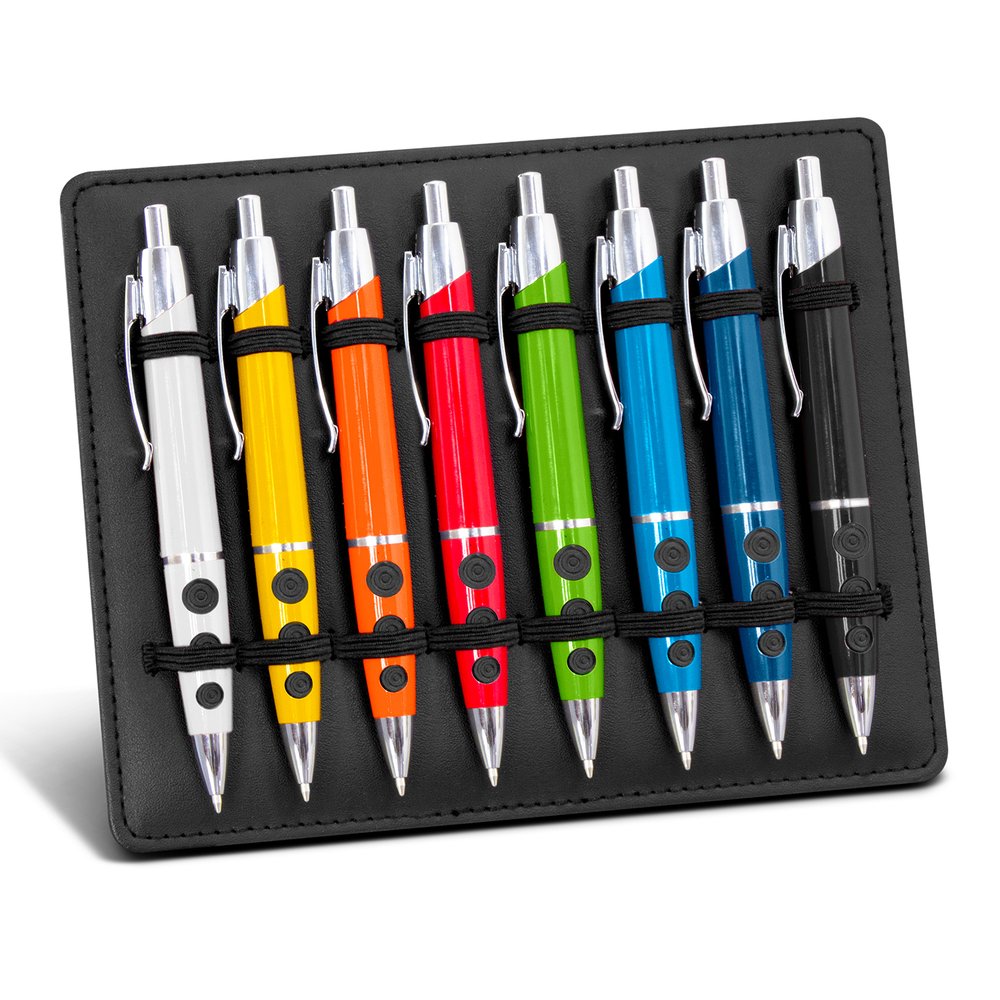 Schwarzes PU Pop-up Stift-Display