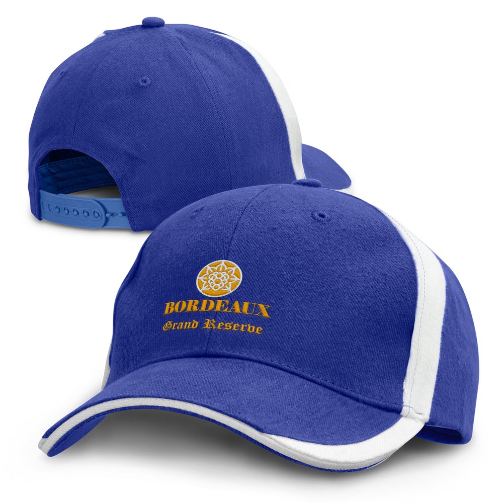 Individuelle Sechspanel-Cap aus Cotton-Twill