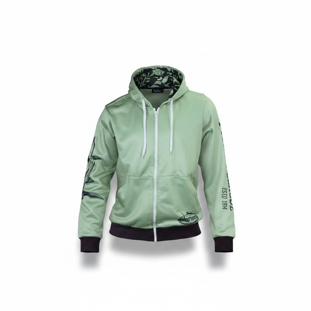 Gefütterte Fleece-Full-Zip-Hoodie für Damen