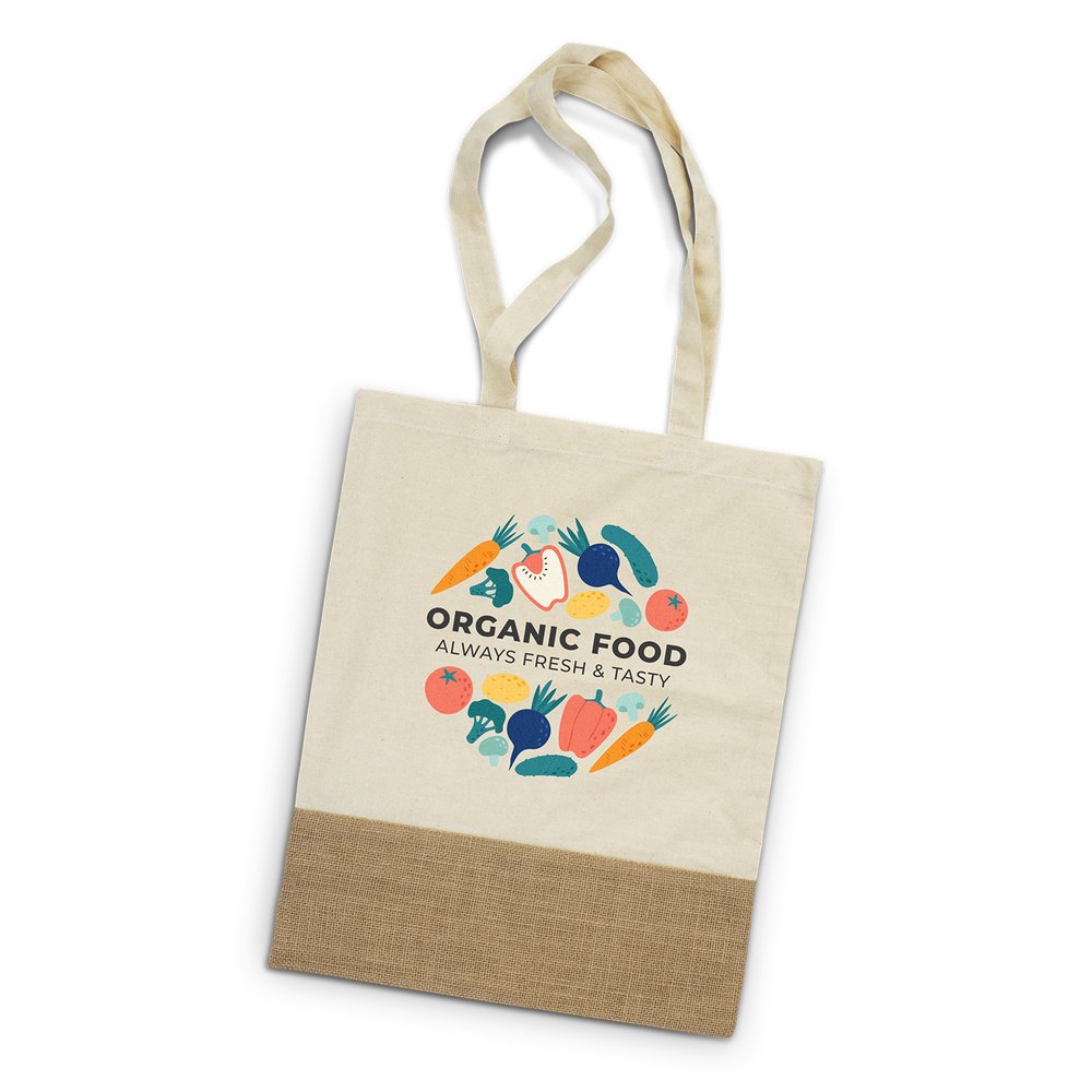Baumwoll-Jute-Tasche