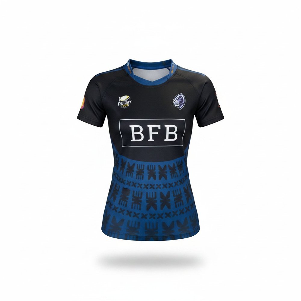 Damen-Rugby-Performance-Shirt aus Interlock