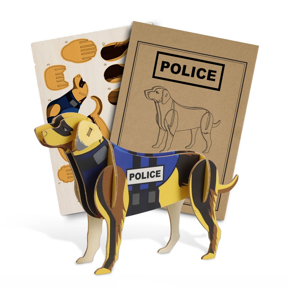 BRANDCRAFT Lindenholz-Hund-Modellbausatz