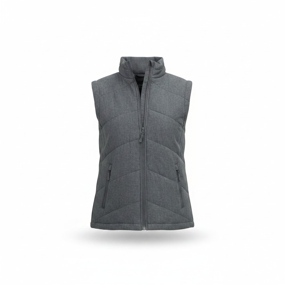 Newport Chevron Damen-Steppweste aus Recyceltem Polyester