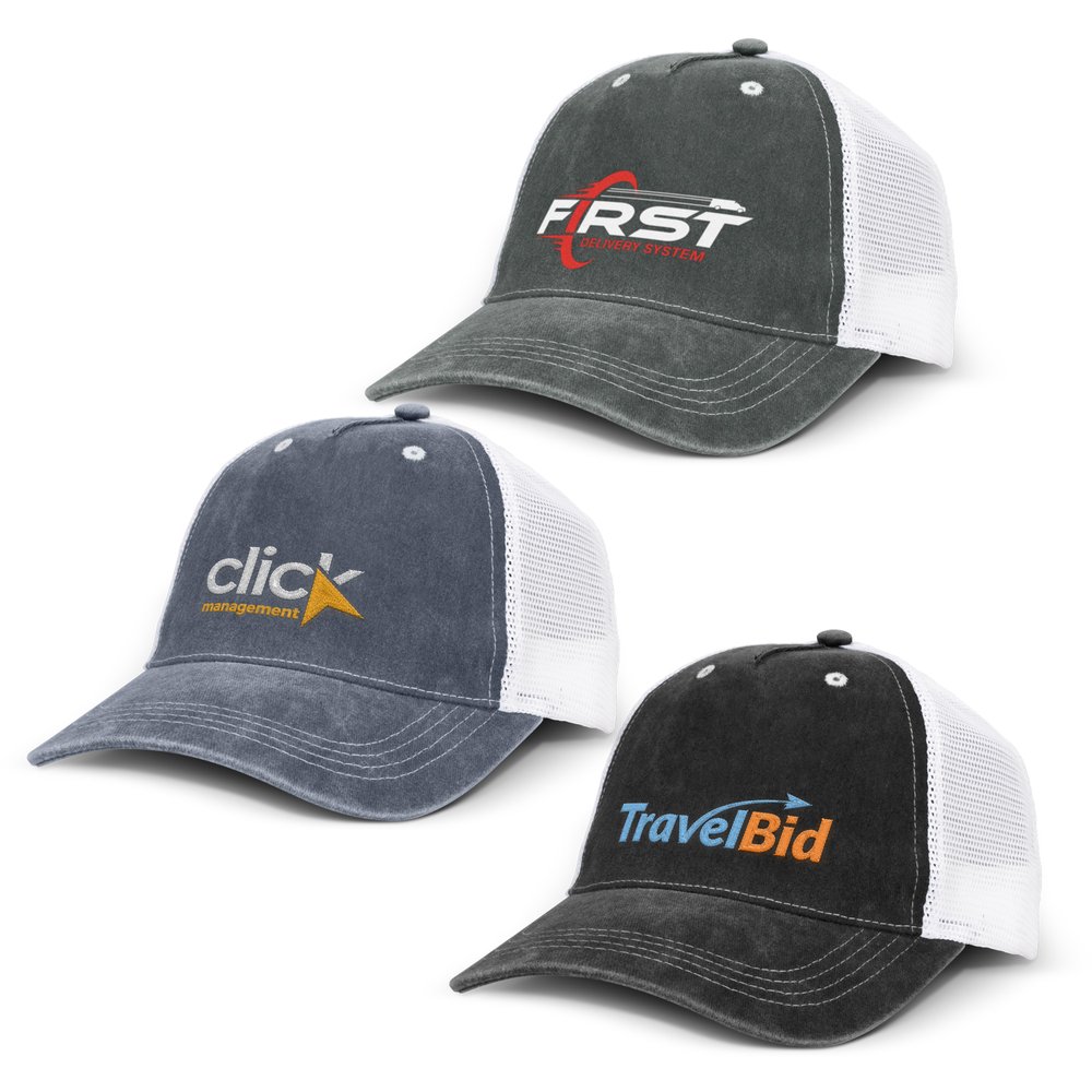 Gewaschene Cotton-Trucker-Kappe