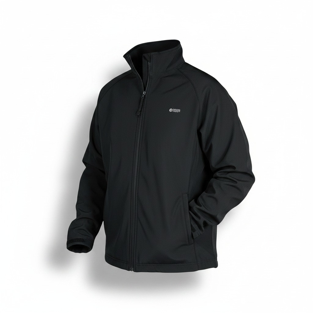 Swiss Peak Urban Softshell-Jacke mit Fleece-Futter