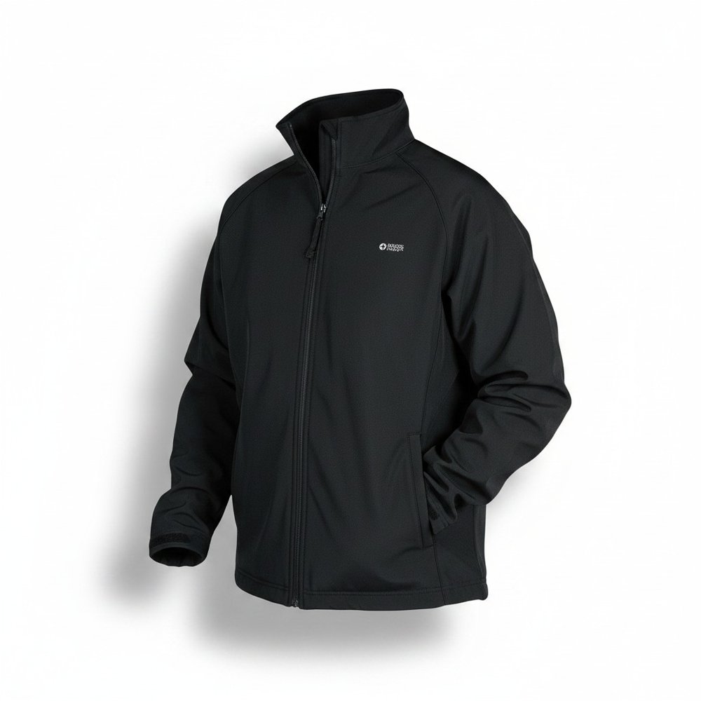 Swiss Peak Urban Softshell-Jacke mit Fleece-Futter