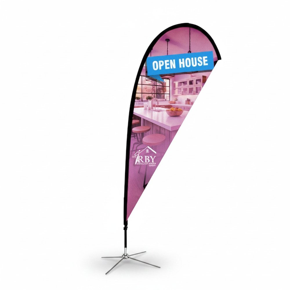 Kleines Tropfen-Eventflaggen-Set