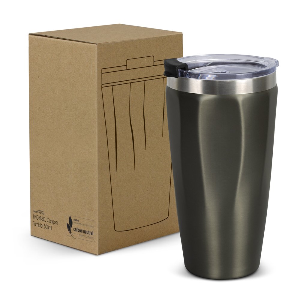 Calypso Vakuumbecher aus recyceltem Stahl 500ml