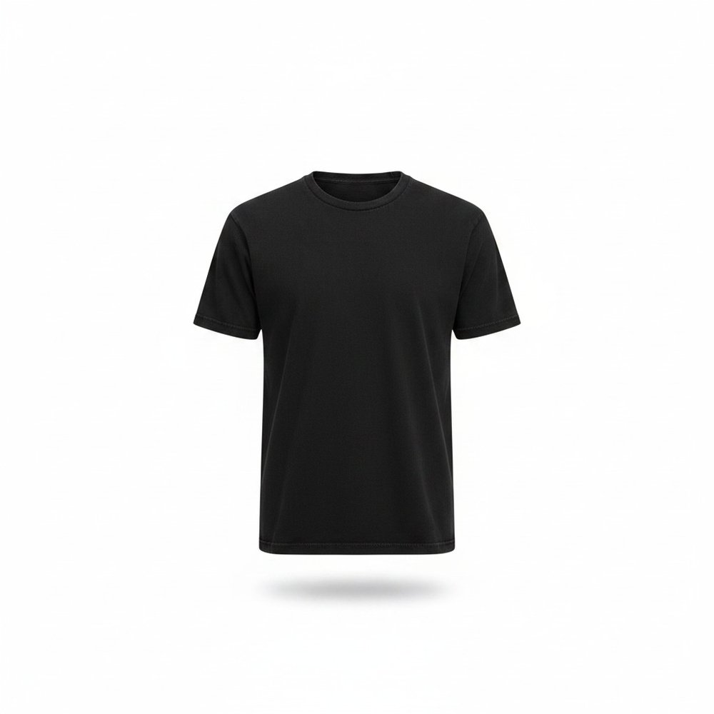 Acid-Wash Baumwoll-T-Shirt Unisex