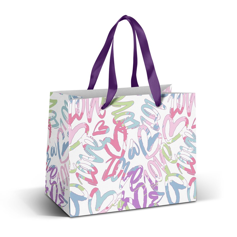 Geschenktasche mit Farbband 5L Vollfarbdruck