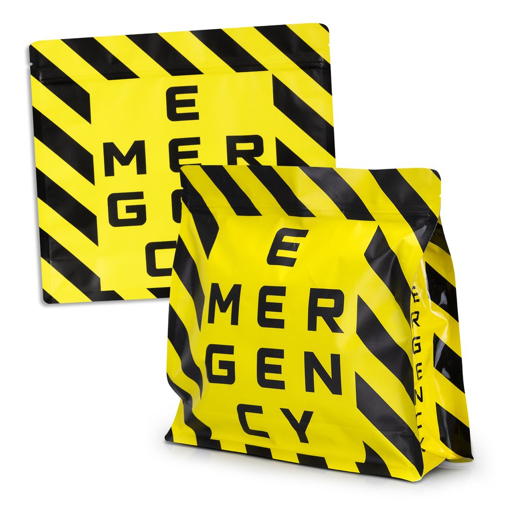 Große Aluminium-Stand-Up-Pouch mit Zip-Verschluss