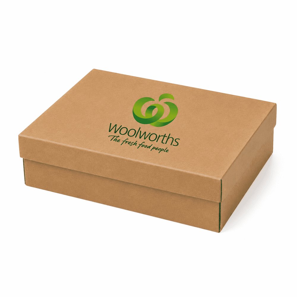 Kraftkarton-Geschenkbox, Medium