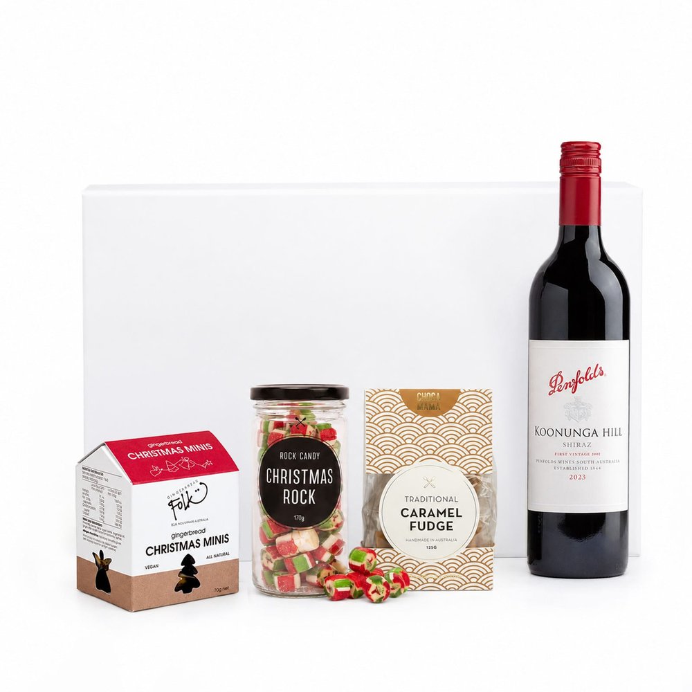 Festliches Wein-Paar Weihnachts-Geschenkbox